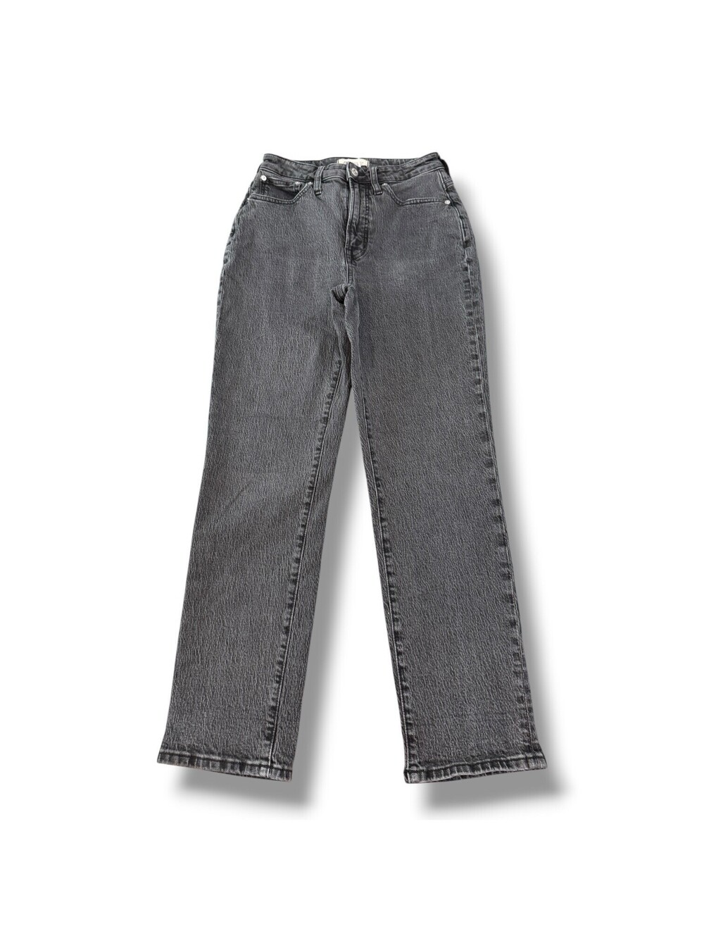 Madewell The Curvy Perfect Vintage Straight Gray Denim Jean Women’s Size 26